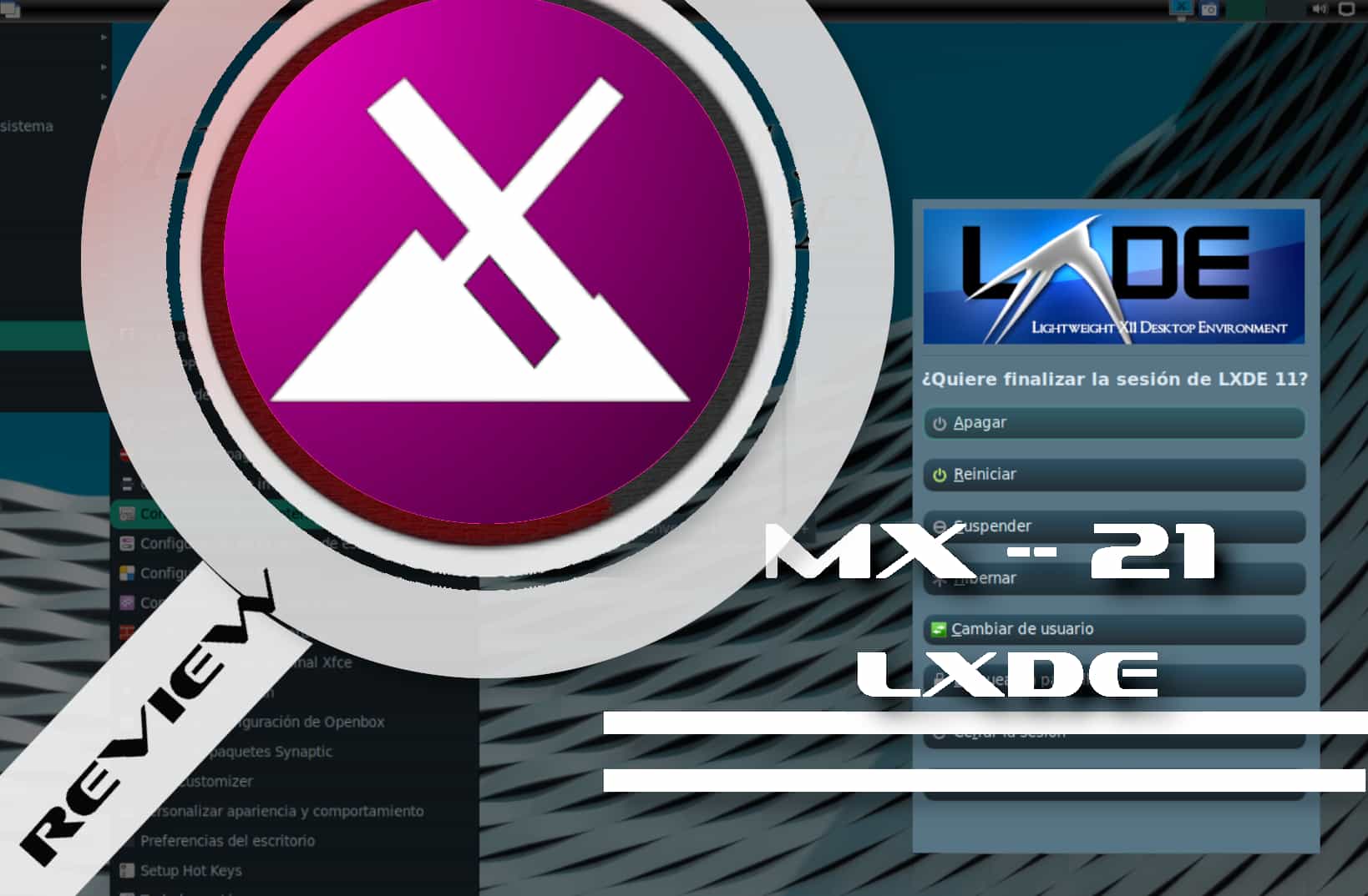 MX-21 "Wildflower" con sabor LXDE. - Latin Linux
