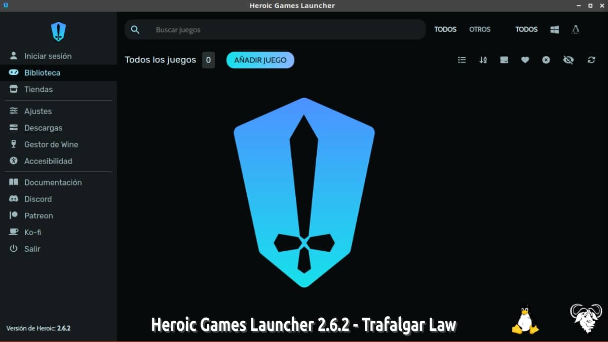 Heroic Games Launcher 2.6.2 - Trafalgar Law: ¡Ha sido liberado! | Ubunlog