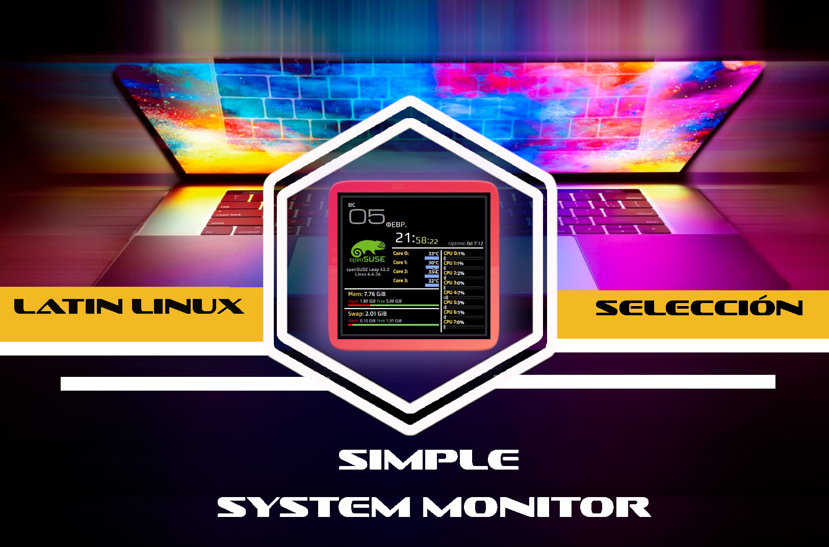 Simple System Monitor - Latin Linux