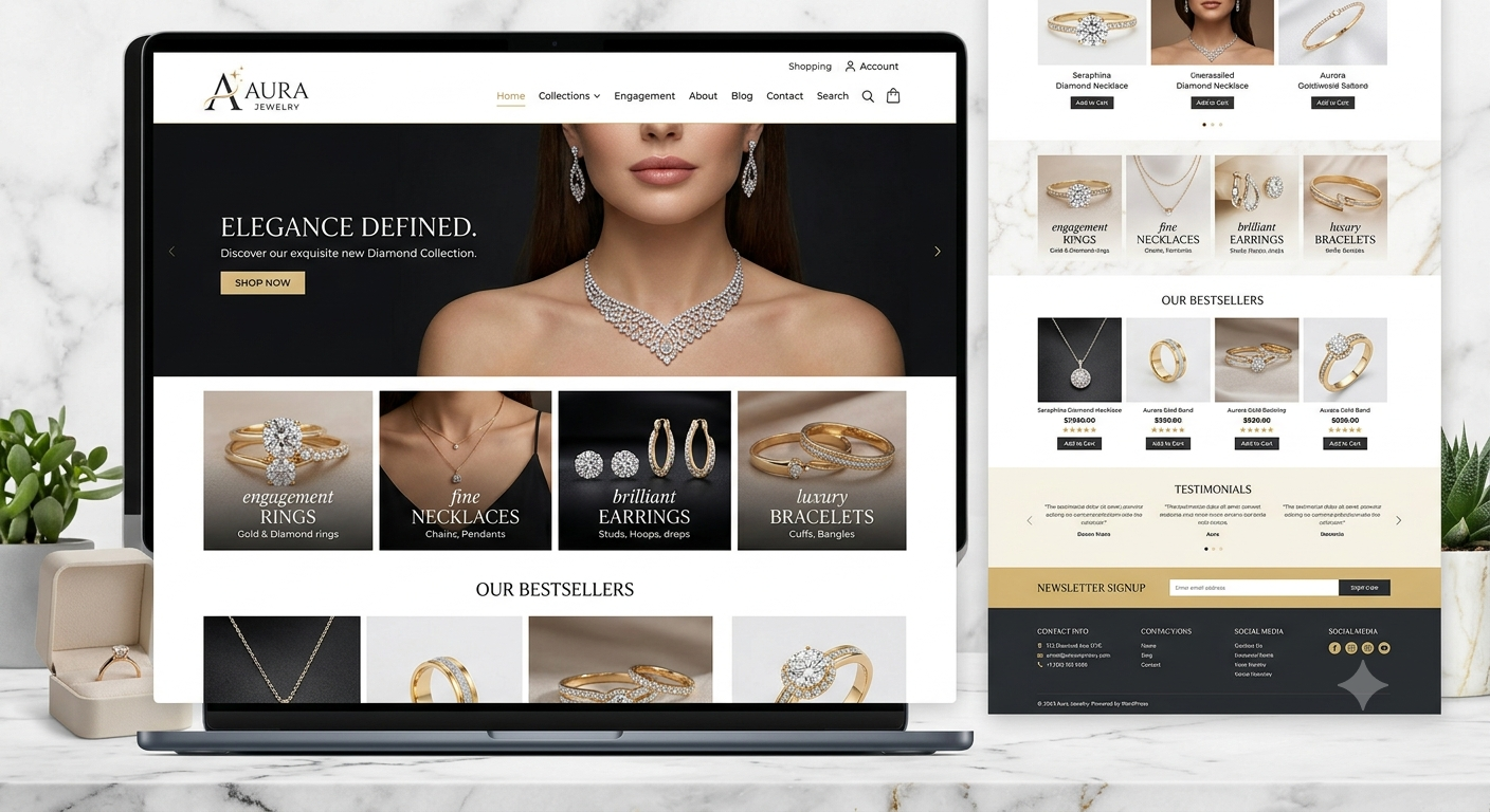 What Every Jewelry Retailer Should Know About Choosing a Jewelry Store WordPress Theme